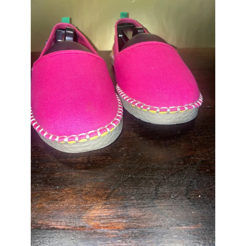 Sperry Top‎ Sider SkySail Espadrille Flats Pink Pineapple Sequins Women US 5M